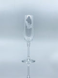 Etched Champagne Flutes